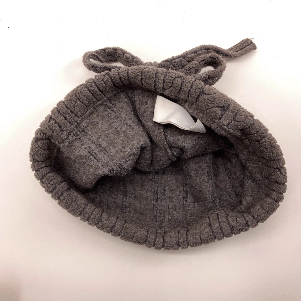 Gorra de Invierno Retro Tied Top Liz Claiborne Gris Foto 3 de 4
