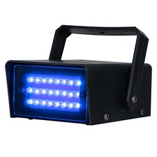 Mini LED Strobe Light Blue Color with 24 Super Bright LEDs Variable Speed Con...