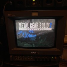 Sony 8" PVM-9L3 450TVL RGB Trinitron Color Video CRT Monitor Works Great S-Video