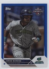 2023 Topps Pro Debut Blue Foil 55/150 Jorge Burgos #PD-61 0q3