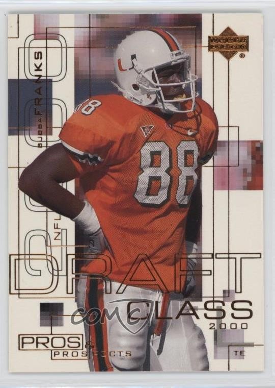 2000 Upper Deck Pros & Prospects Draft Class /1000 Bubba Franks Rookie RC n1u