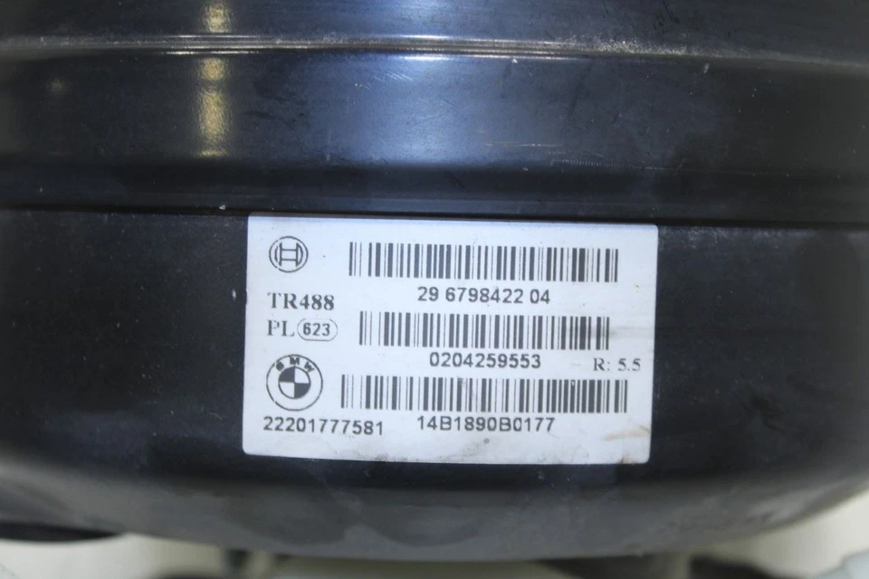 BMW 328I xDrive SULEV 13-2016 2,0 L refuerzo de freno con cilindro maestro con depósito Foto 3 de 4