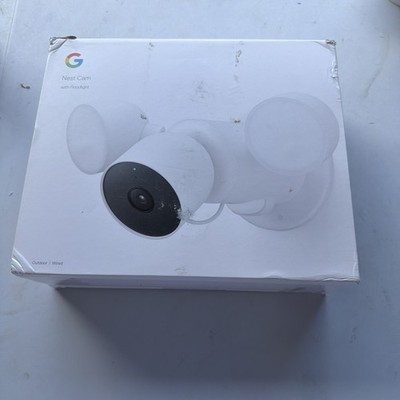 Google Nest Cam with Floodlight Wired Outdoor Smart Home Security Camera #1172