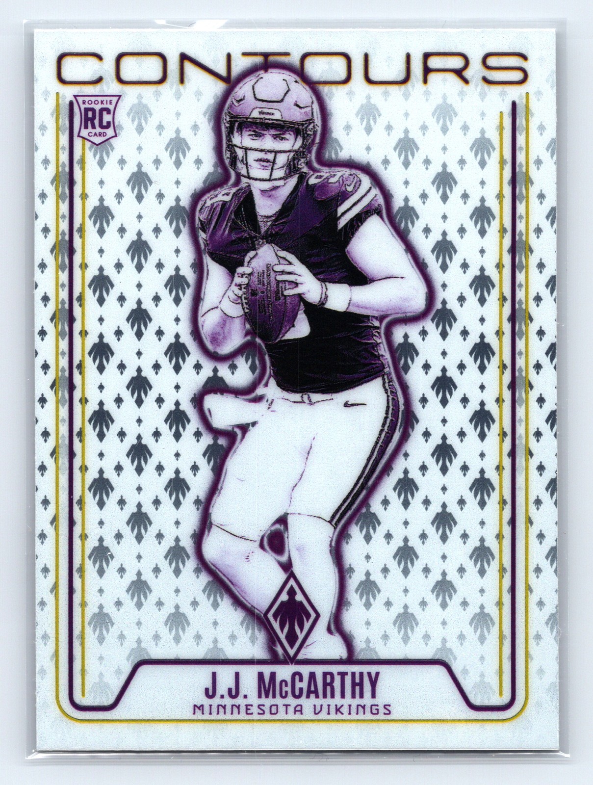 2024 Panini Phoenix #CON-JMY J.J. McCarthy Contours