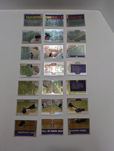 1991 Leaf Harmon Killebrew Complete Puzzle 63 Pc / 21 Cards Unpunched Baseball