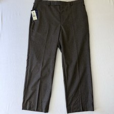Austin Reed London Mens 38x30 Brown Windsor Woolens River Tweed Dress Pants NWT