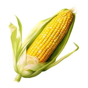 Sweetcorn Vegetable Self Adhesive Waterproof Sticker