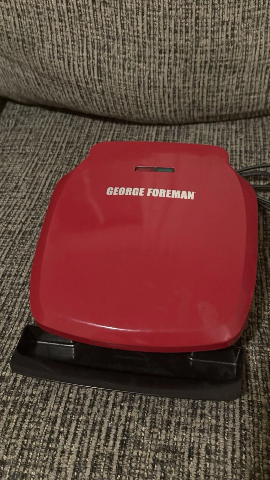 George Foreman Non-Stick Copper Infused Coating 2 Serving Grill & Panini Press