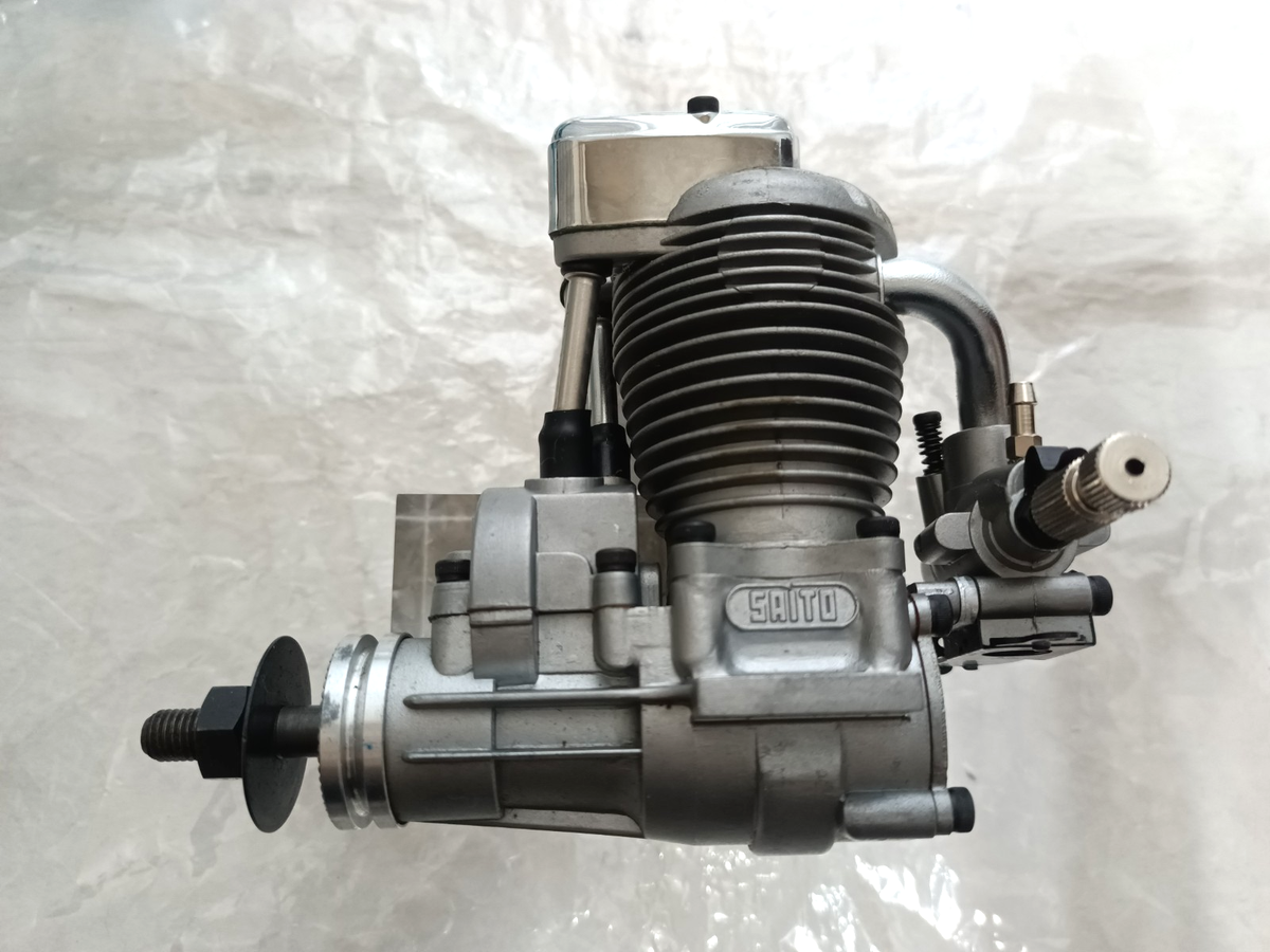 Saito FA-45 Special 4-Stroke RC Airplane Engine NOS Hemi-Head Rare