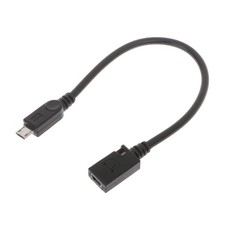 Mini USB Female to Micro USB Cable Data Sync Charger Leads 22cm Converter Cable