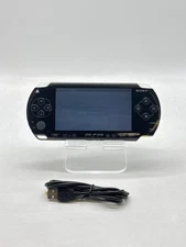 Sony PSP-1000 PlayStation Portable Handheld Console Black with Battery & Cable