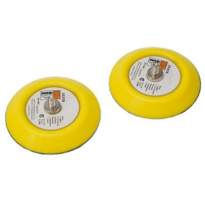 2pcs 3'' 75mm Sanding Polishing Backing Pad & M6 Thread For Air Sander New
