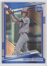 2022 Panini Elite Extra Edition Aspirations Blue 124/349 Peyton Graham #51 0h29