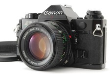 NEAR MINT Canon AE-1 Program 35mm Film Camera NFD New FD 50mm f/1.4 From JAPAN