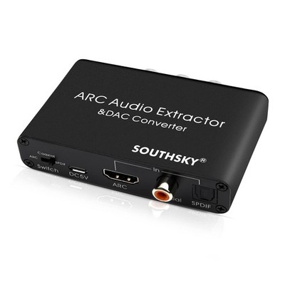 SOUTHSKY 192KHz DAC Converter,HDMI ARC Audio Extractor to SPDIF Coaxial 3.5mm...
