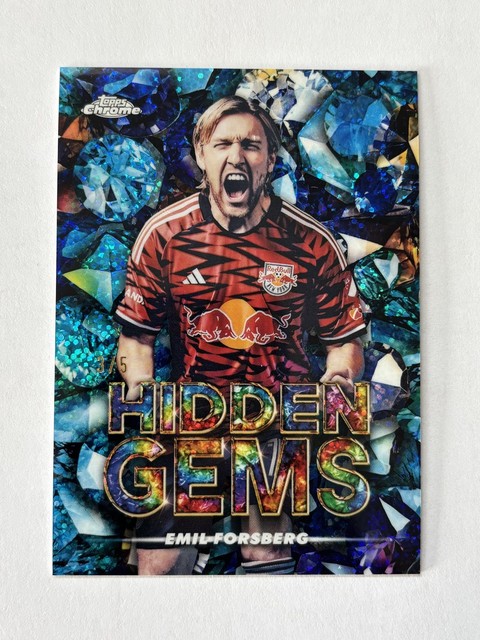 2025 Topps Chrome Soccer MLS Hidden Gems Emil Forsberg 3/5