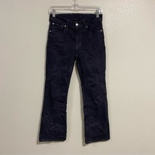 Madewell Jeans Women Size 25P Black Mid Rise Kick Out Jeans