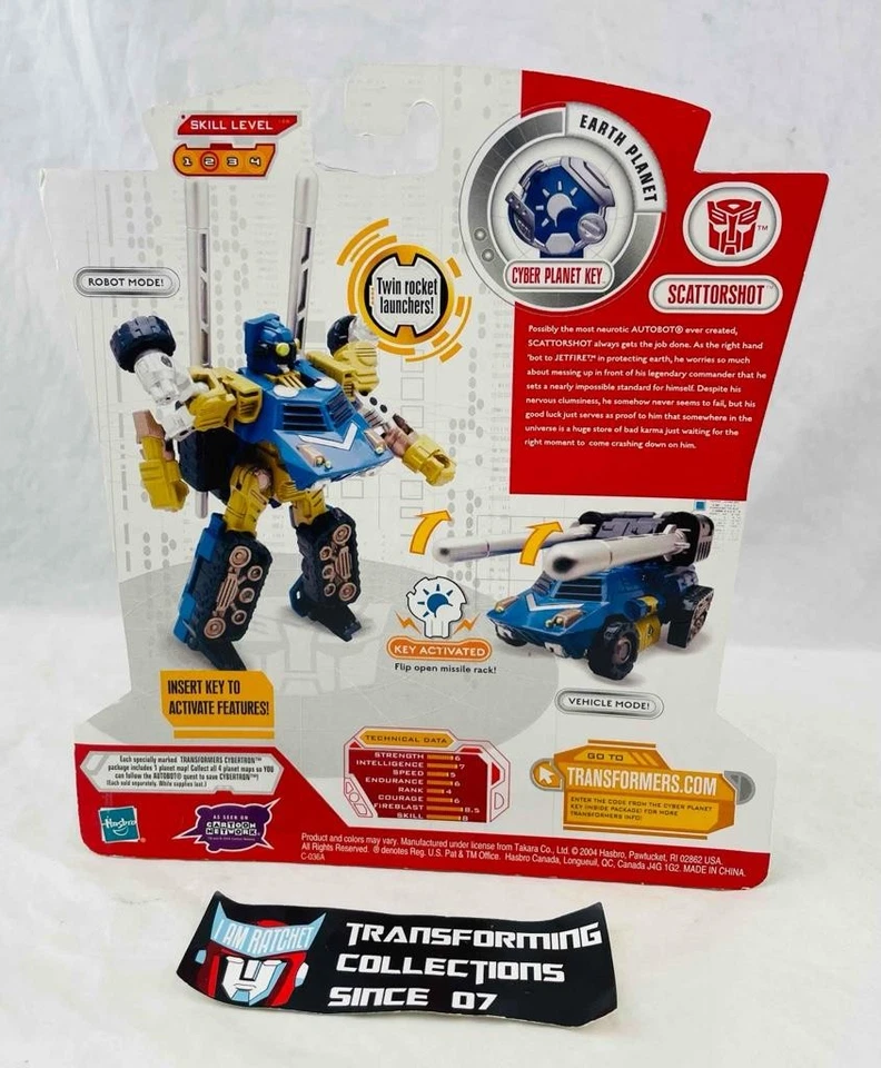 Transformers Cybertron RID Scout Class Scattorshot MOSC - Image 2 of 2