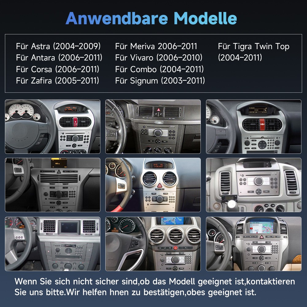 Android 15 autoradio CarPlay GPS navigatore Wifi USB per Opel Astra H Corsa C D Zafira foto 6