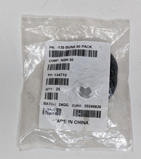 50X O-Ring 130 1-5/8" ID x 1-13/16" OD x 3/32" CS NBR