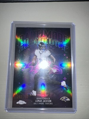 2025 Topps Chrome - All-Chrome Team Lamar Jackson #ACT-1 Refractor /250
