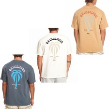 Quiksilver Mens QS Bloom Short Sleeve Crew Neck Cotton T-Shirt Top Tee