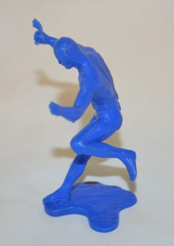 Vintage Ideal Batman Playset Figure Blue Plastic - Image 3 of 4