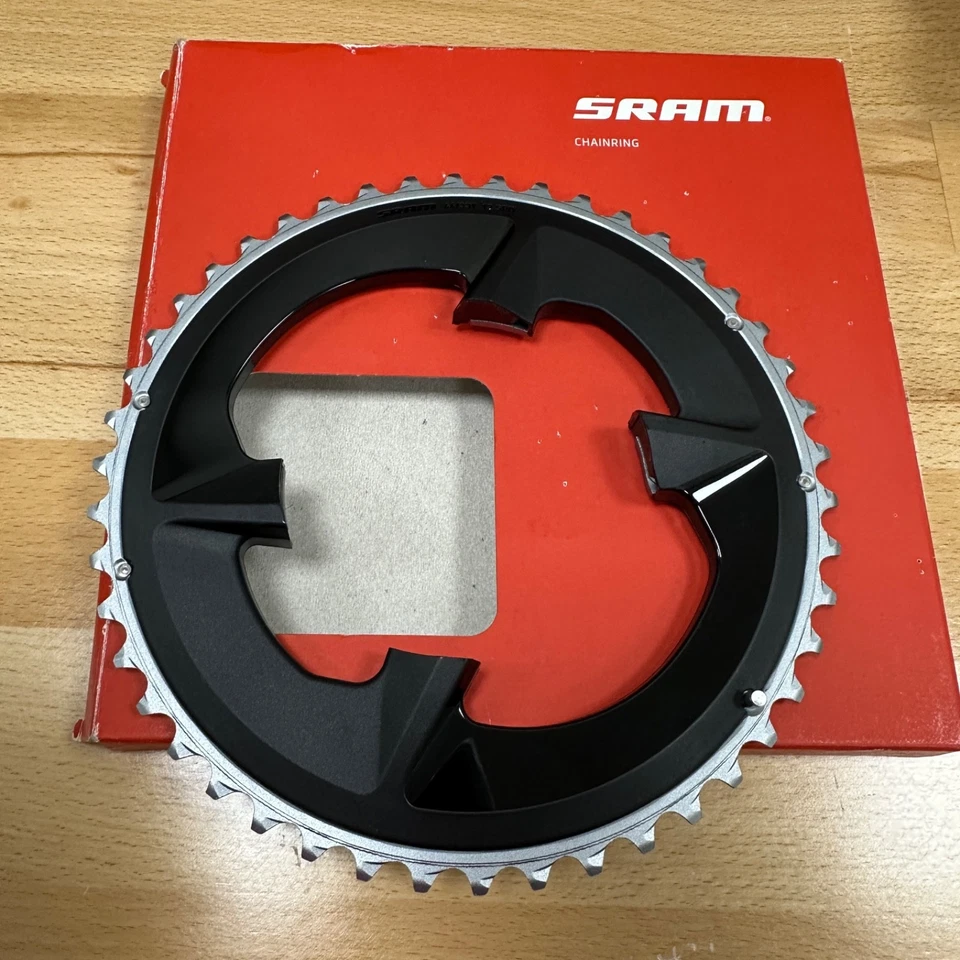 SRAM Rival 12-Speed Chainring 46T 46 Tooth Black Road Bike 107mm - Image 4 of 4