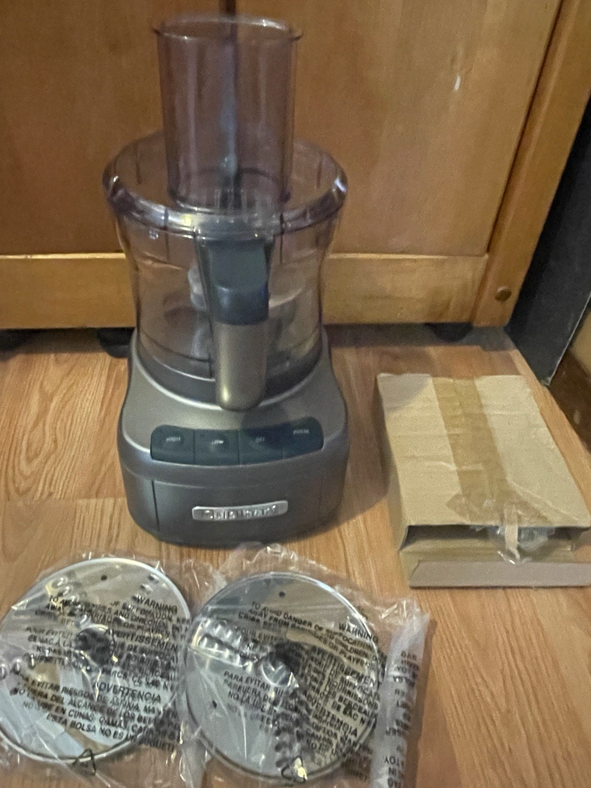 Cuisinart 8 Cup Food Processor, 350-Watt Motor, Gunmetal, Model # FP-8 - VIDEO