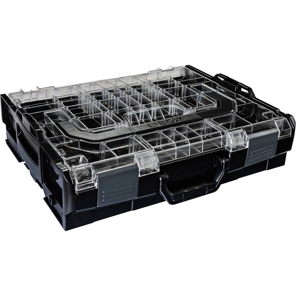 Boîte à outils L-BOXX 102 Sortimo avec couvercle transparent pour tri visuel rapide
