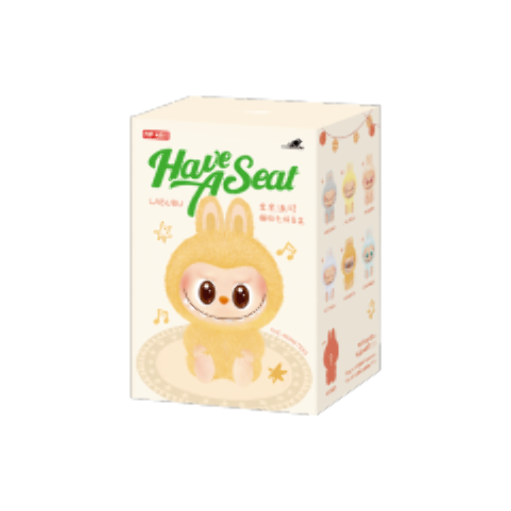 POP MART THE MONSTERS LABUBU Have a Seat Vinyl Plush Blind Box 100