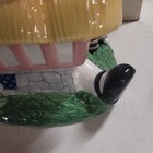 Vintage Disney Ceramic Alice In Wonderland “Stuck In A House” Cookie Jar NEW NIB — photo 10