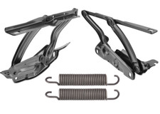 Stamped Steel Hood Hinge and Spring Set For 1968-1972 GTO Lemans Tempest