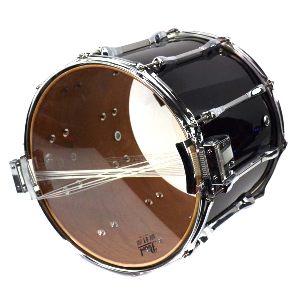 Pearl Competitor Series 14" x 12" Marching Snare Drum Black with Pearl