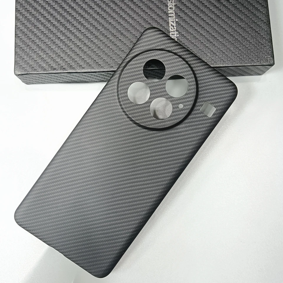 Real Carbon Fiber Case For OnePlus 13 12 Matte Ultra Thin Hard Armour Back Cover - Image 3 of 4