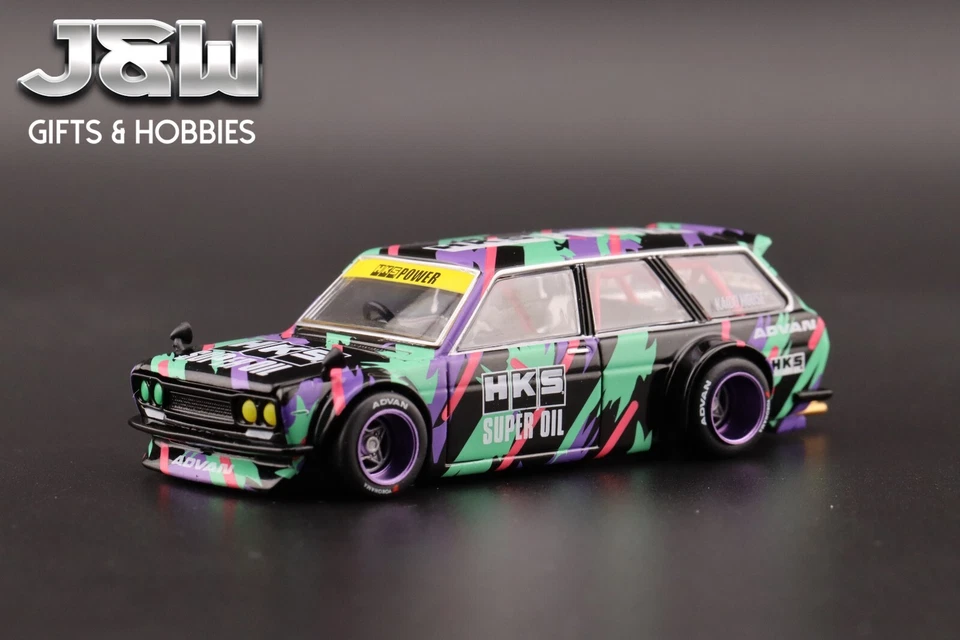 Kaido House X Mini GT Datsun Kaido 510 Wagon HKS V1 #144 1/64 Foto 3 de 4
