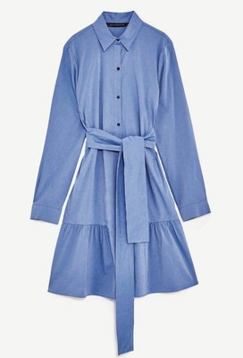 zara high neck frill top midi dress