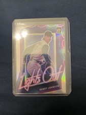 2021 donruss optic baseball lights out Randy Johnson sliver 