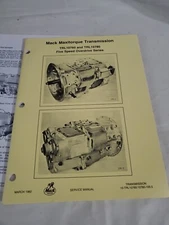 MACK TRUCK MAXITORQUE TRTL10760 & TRL10780 5 SPEED TRANSMISSION SERVICE MANUAL
