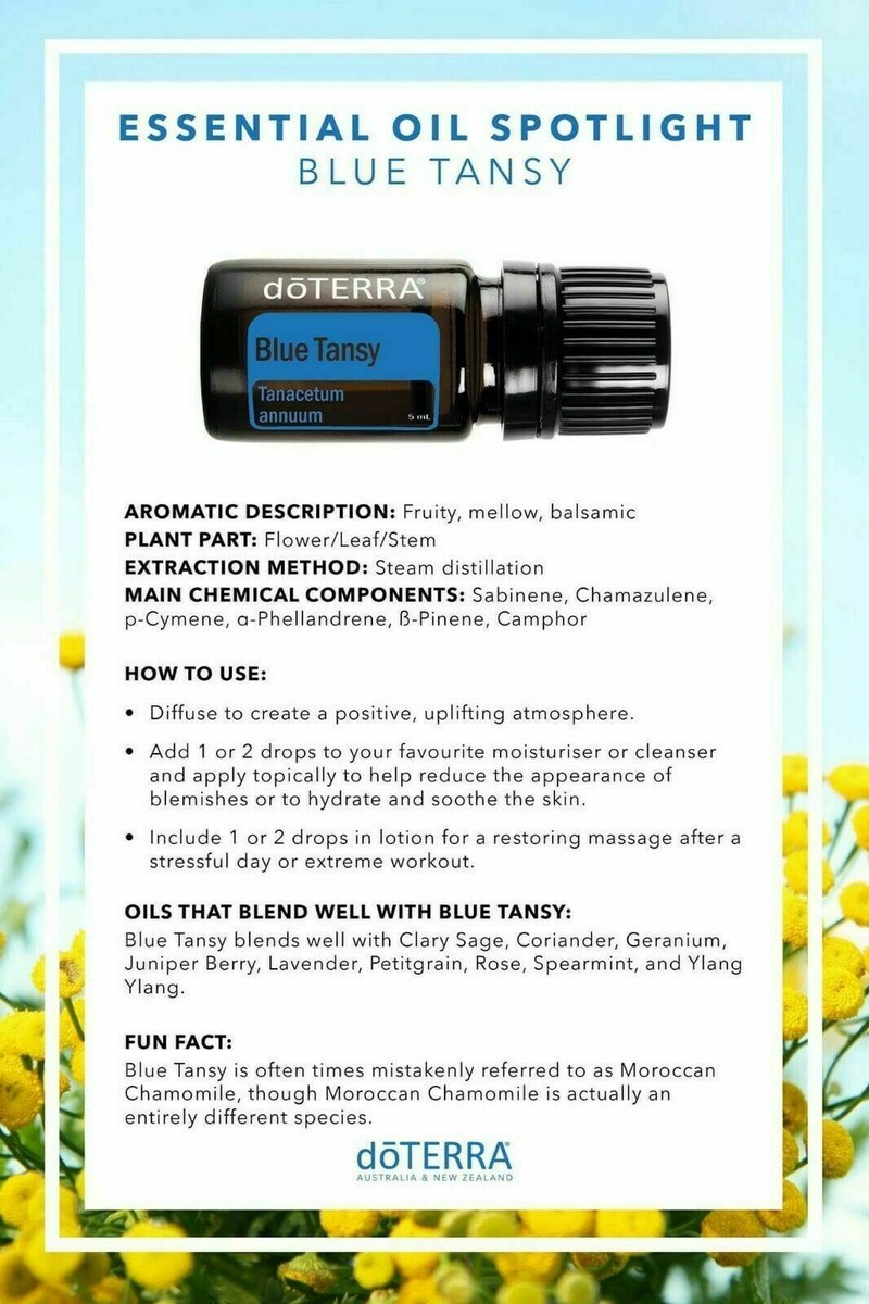 doTERRA Blue Tansy ブルータンジー5mL（未開封） ブルータンジー – doTERRA TIMES
