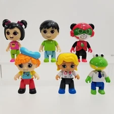 Just Play: Ryan's World Figures- Gus, Combo Panda, Artist,  Doctor, Emma, & Ryan