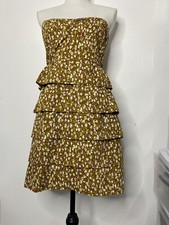 J. Crew Factory  Size 6  Women's Strapless Tiered Ruffle  Dress