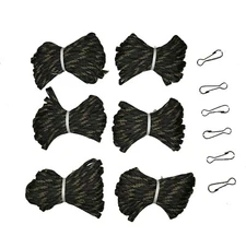 6 PACK ARCHERY TREESTAND Hunter 20 foot CAMO BOW GEAR PULL UP ROPES Hoist Gear