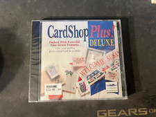 CARDSHOP PLUS DELUXE PC New Sealed