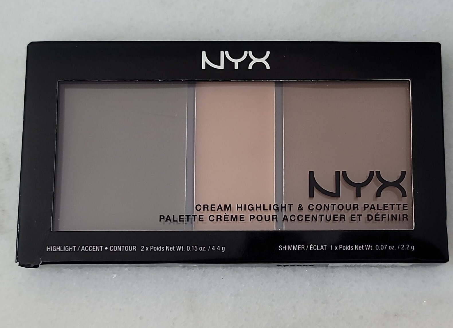 NYX Cream Highlight & Contour Palette CHCP03 Deep