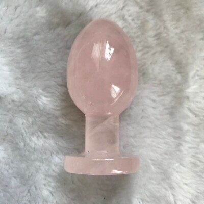 Natural Rose Quartz Anal Plugs Pink Crystal Stone Butt Plugs Egg Bulb | eBay