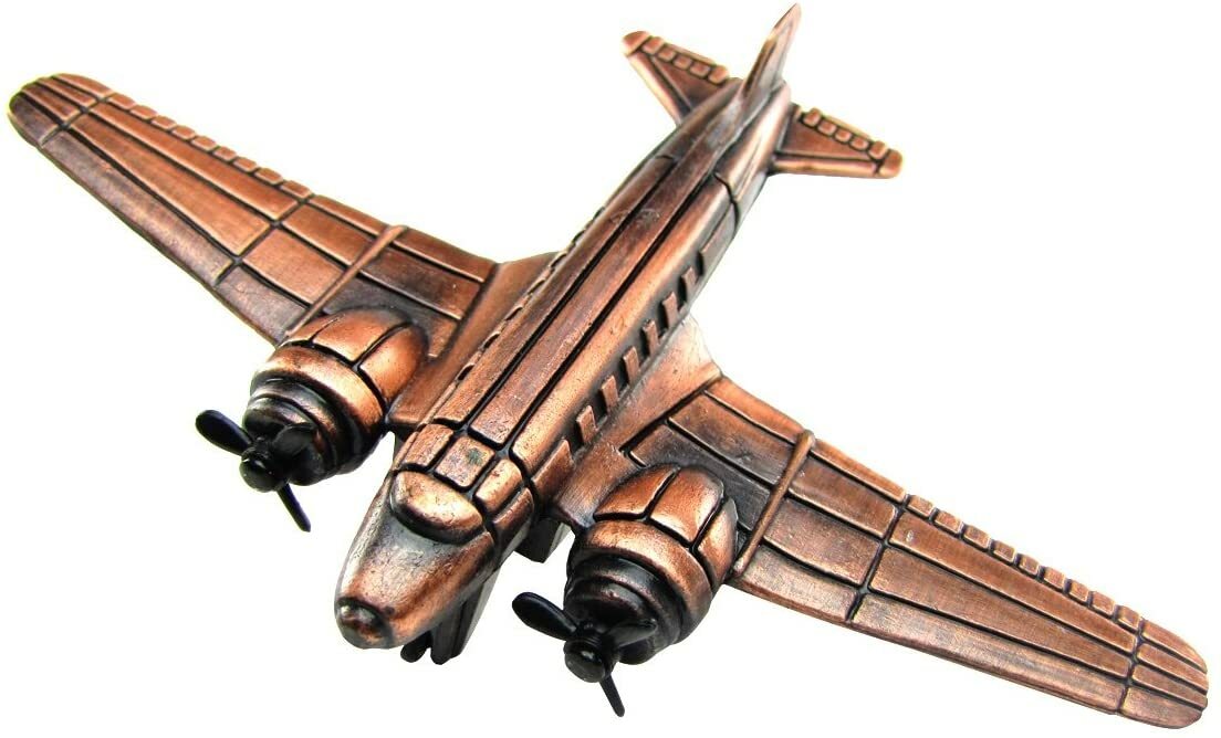 Douglas DC-3 Airplane Die Cast Metal Collectible Pencil Sharpener