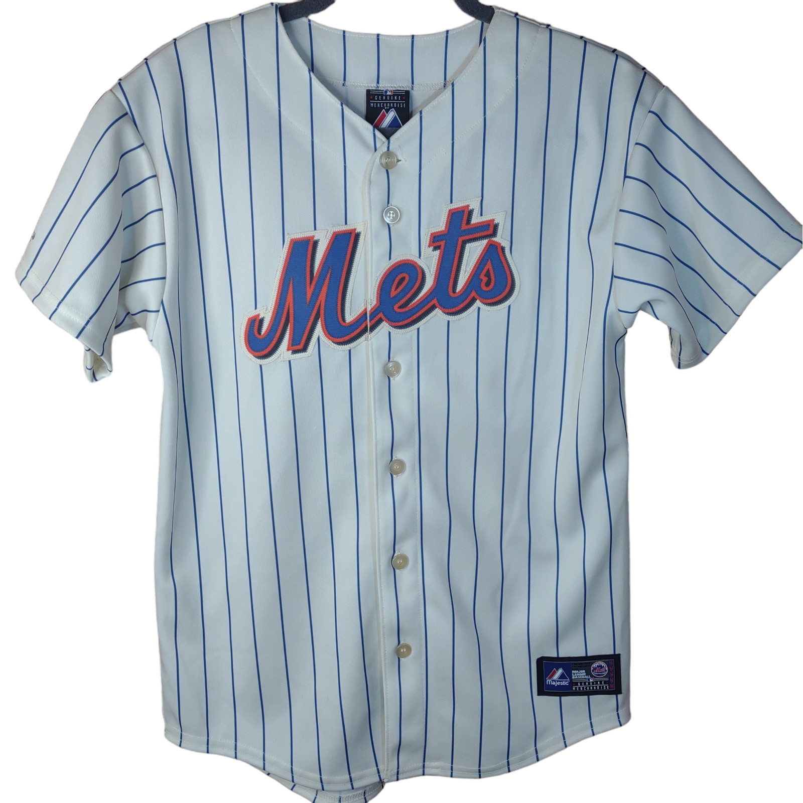 Vintage Majestic Mets 5 wright baseball jersey L Gem