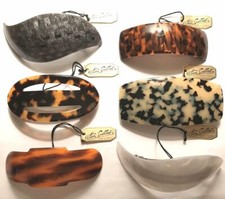 Leon Guillot French Barrette Unique Shapes Patterns Women's Clip Made in France