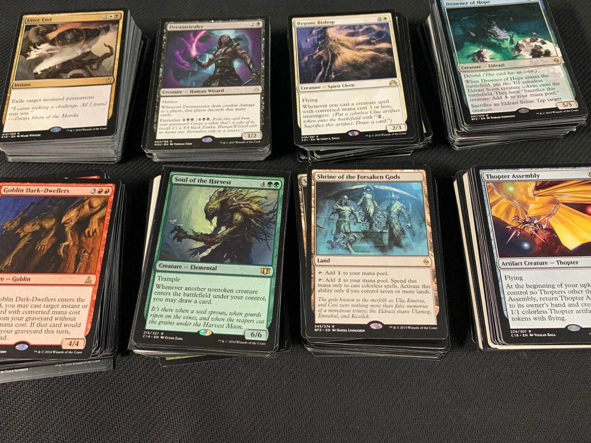 Spiderman Magic The Gathering 1000 Magic The Gathering Cards Bulk Lot - Includes 25 Rares & 5 Mythic Rares | MTG Card Collection Bulk Magic The Gathering Collection